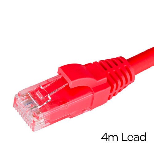 4m Cat 6 U/UTP LSHF Patch Lead